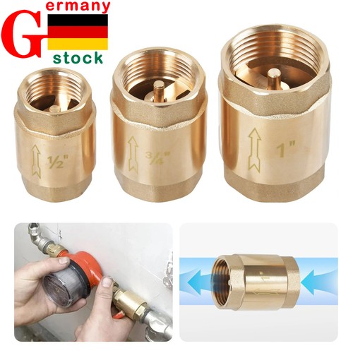 Rückschlagventil messing - messing, 1/2"