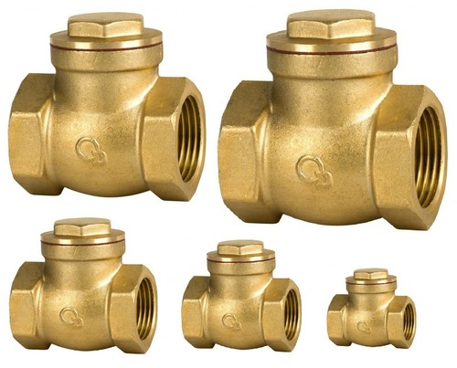 Rückschlagklappe messing - rückschlagklappe, 1/2"